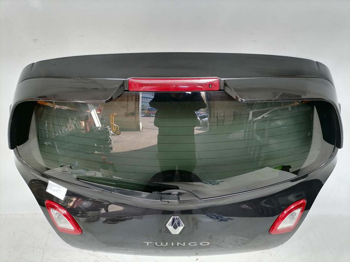 Renault Twingo 2 originla Stoßstange Stossfänger hinten NV676 schwarz Facelift Bj.2014